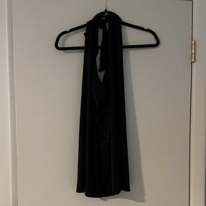 Chic Black Halter Top